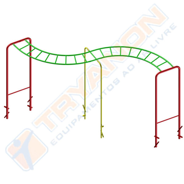 ESCADA HORIZONTAL EM S