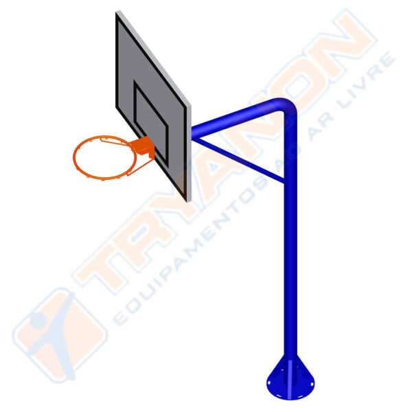 ESTRUTURA + TABELA DE BASQUETE (PAR) – ACOMPANHA ARO E REDE